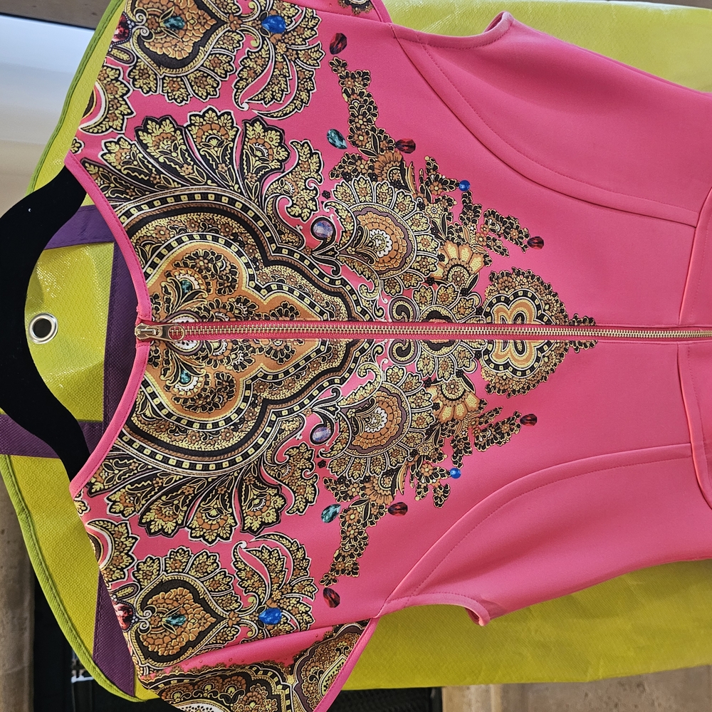 Ted Baker Pink Embroidered Dress - Picture 4 of 8